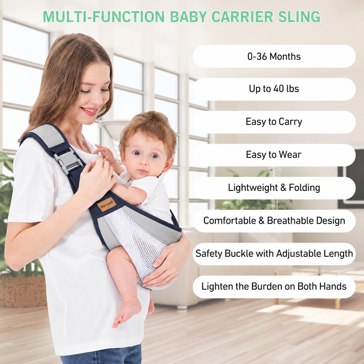 CozyCarry Adjustable Baby Carrier